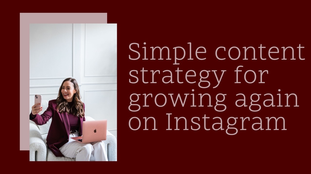 I ghosted my Instagram for years...now I'm using this simple content strategy to grow it again