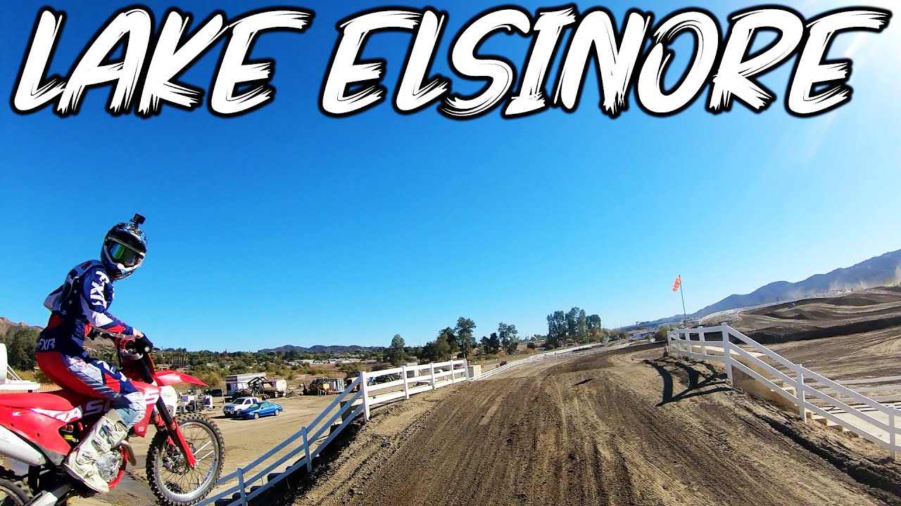 Laps Around Lake Elsinore Motorsports Park - Trying to ride with the fast guys!