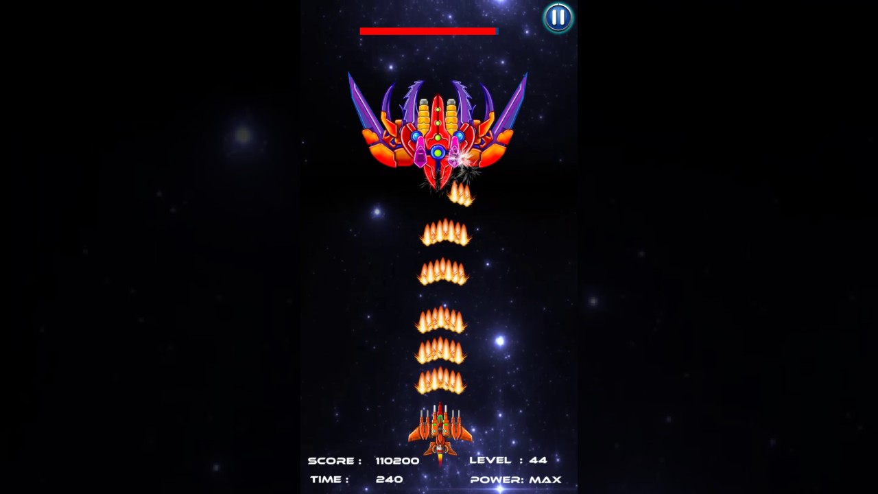 Galaxy Attack: Alien Shooter Campaign Level 44 Passed Full