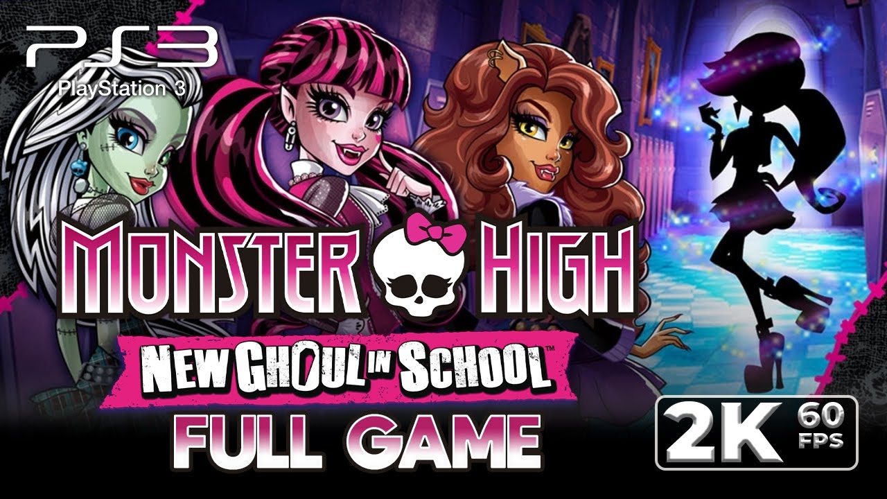 Monster High: New Ghoul in School (PS3) - FULL GAME 'Longplay' 1440p60 Walkthrough - No Commentary