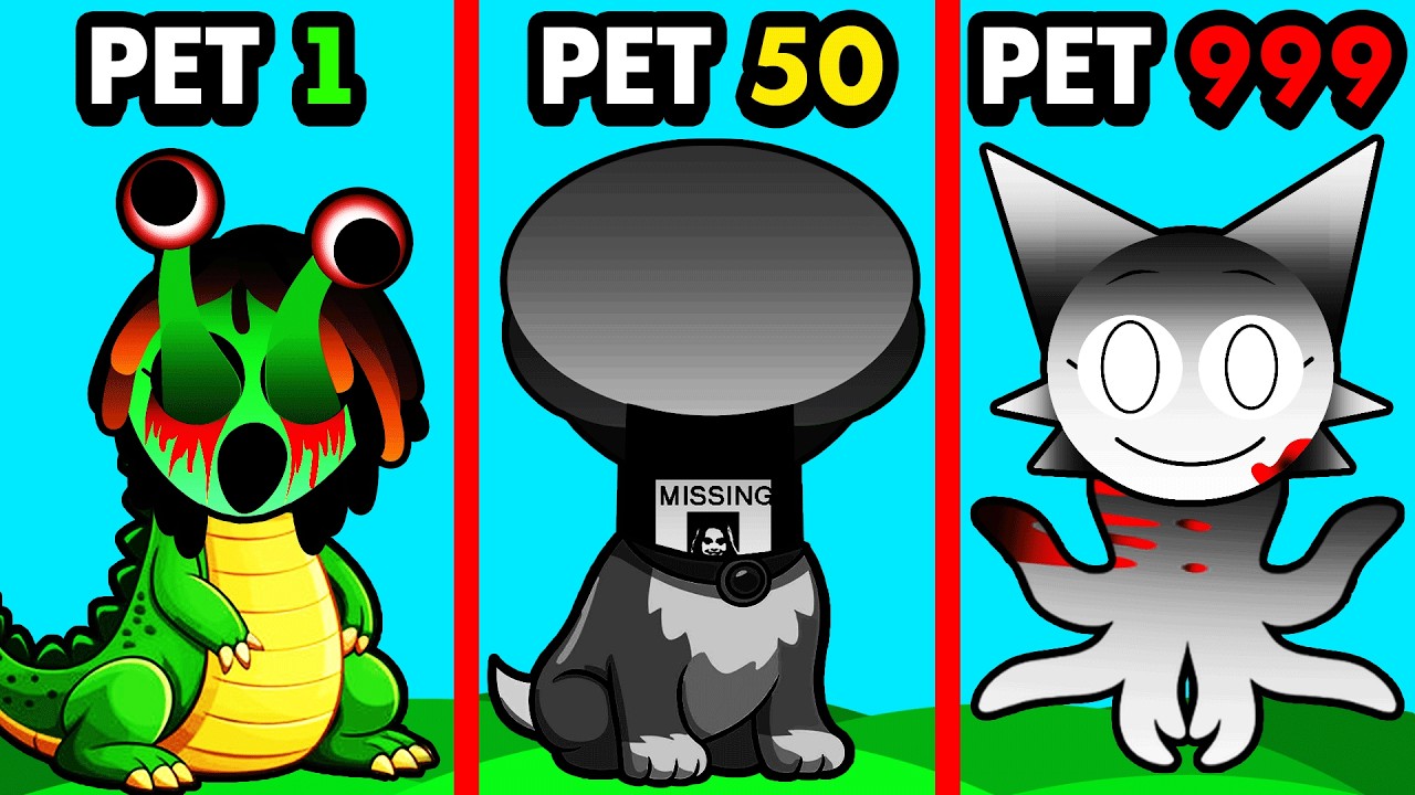 Upgrading My PET CURSED SPRUNKI