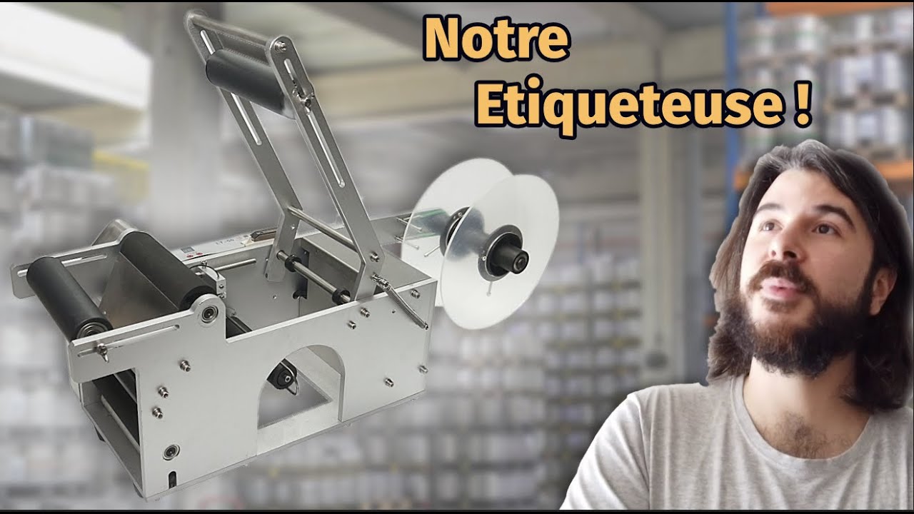 étiqueteuse LT 5O ! Parfait pour la bière, les conserves ou autres cylindres