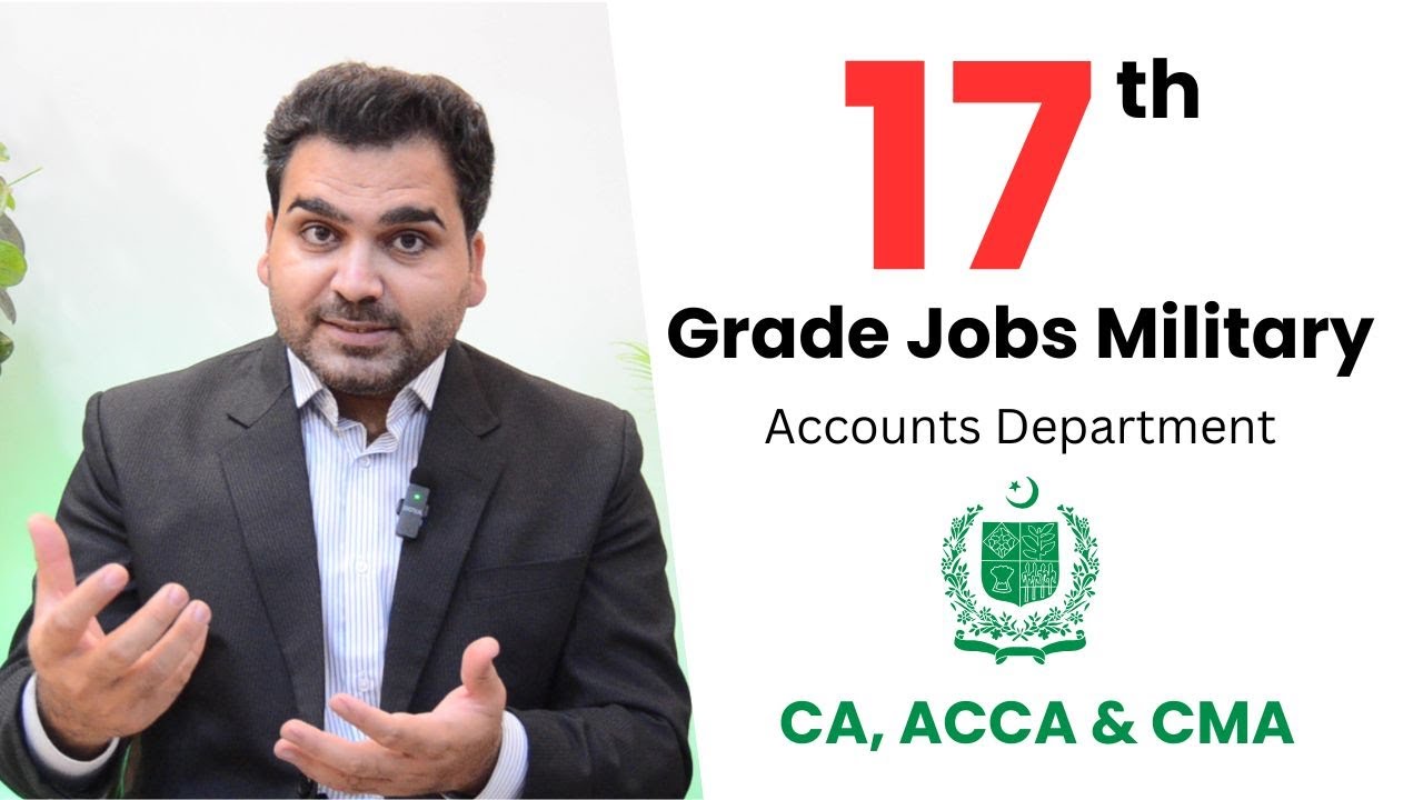 Accountants and Auditors Jobs in Military Accounts Department as CA, ACCA, ACMA