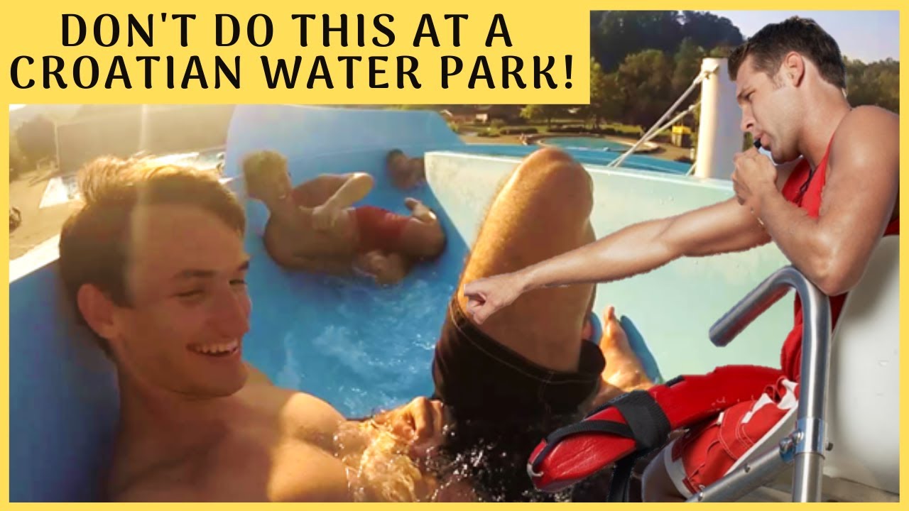 Don't Do This At A Croatia Water Park!! Topusko Toplice Thermal Pools