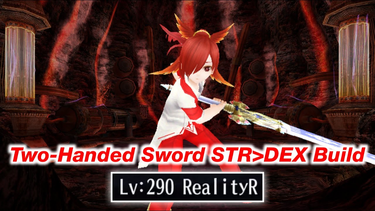 STR DEX Two-Handed Sword Build Level 290 - Toram Online