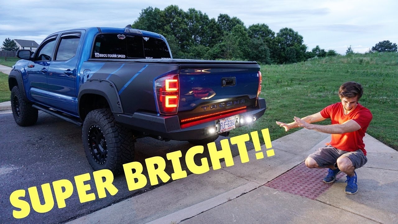 Installing Rear Bumper LED Lights for the Toyota Tacoma!