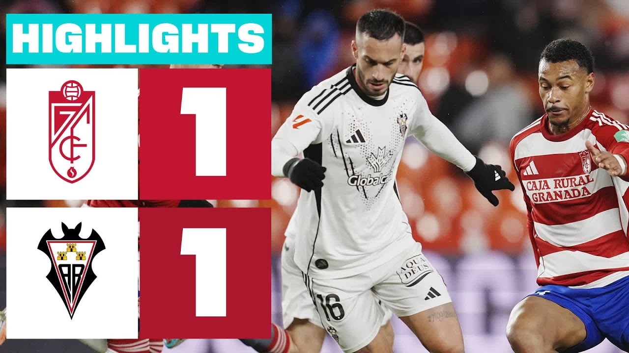 GRANADA CF 1 - 1 ALBACETE BP | RESUMEN LALIGA HYPERMOTION