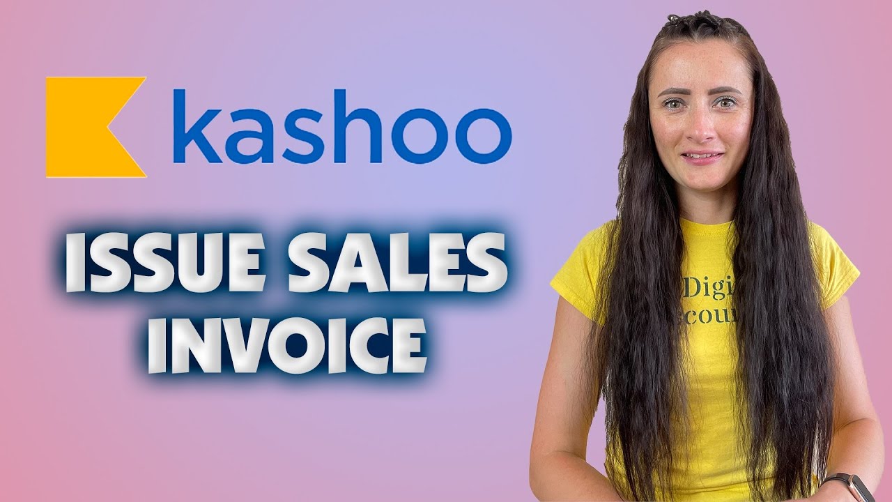 How to issue sales or customer invoice on Kashoo (trullysmall. accounting)?