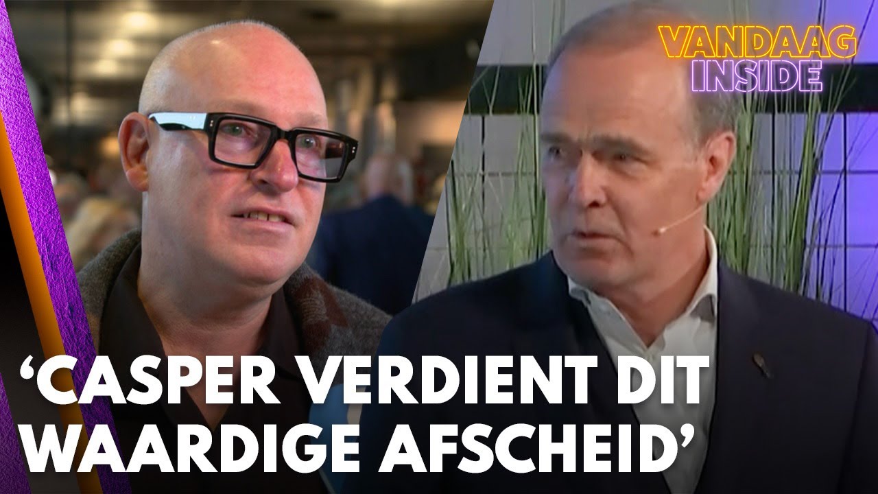 René en Johan hebben mooie woorden over voor Casper van Eijck bij afscheid van Erasmus MC