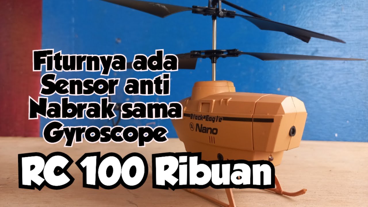 RC Helikopter 100 Ribuan I Black Egle Nano