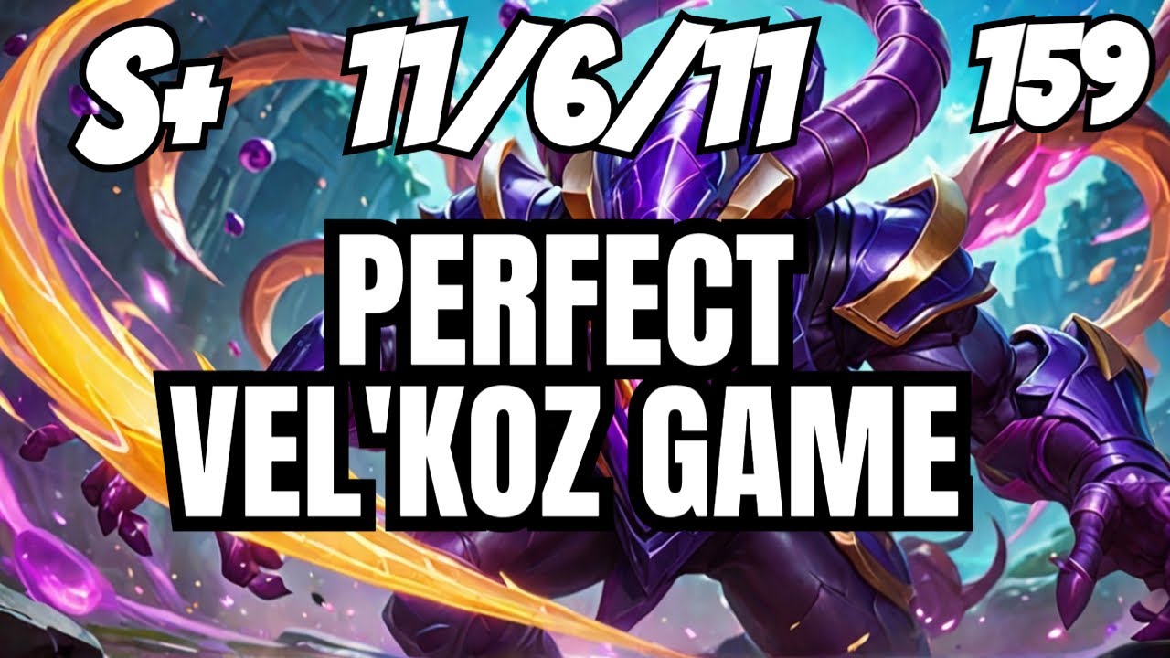 Vel'koz support gameplay Ranked S14 11/6/11 S+ Vel'KOZ LOL 159 Game, Winning