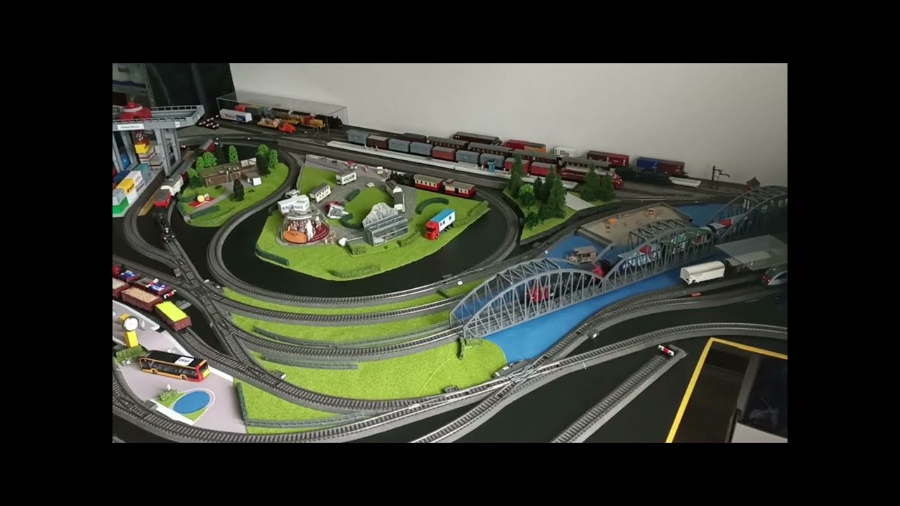 Betrieb mit 7 Zügen auf kleiner Anlage