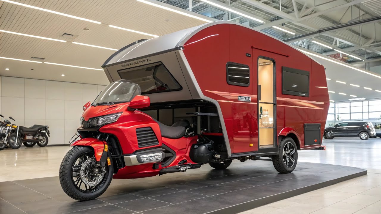 Обзор мотоцикла-трехколесного кемпера Honda Gold Wing 2026 года | Идеальный трехколесный мотоцикл...