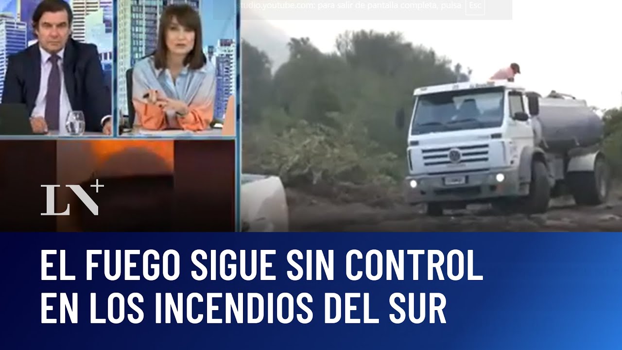 Incendios en la Patagonia: el fuego sigue sin control