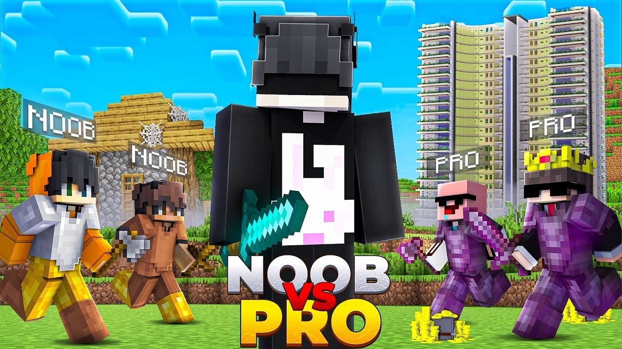 I Sneaked Into a ‘Noob Vs Pro’ Minecraft Server