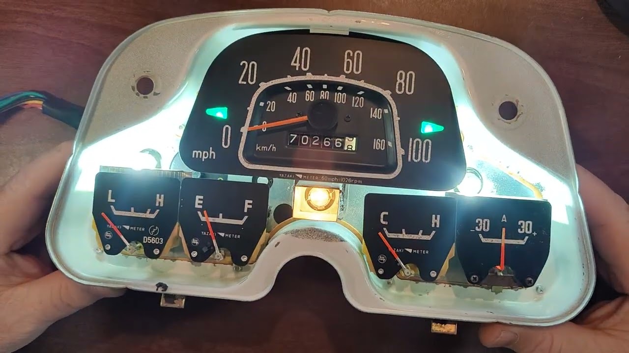 FJ40 Cluster Bench Test the Gauges