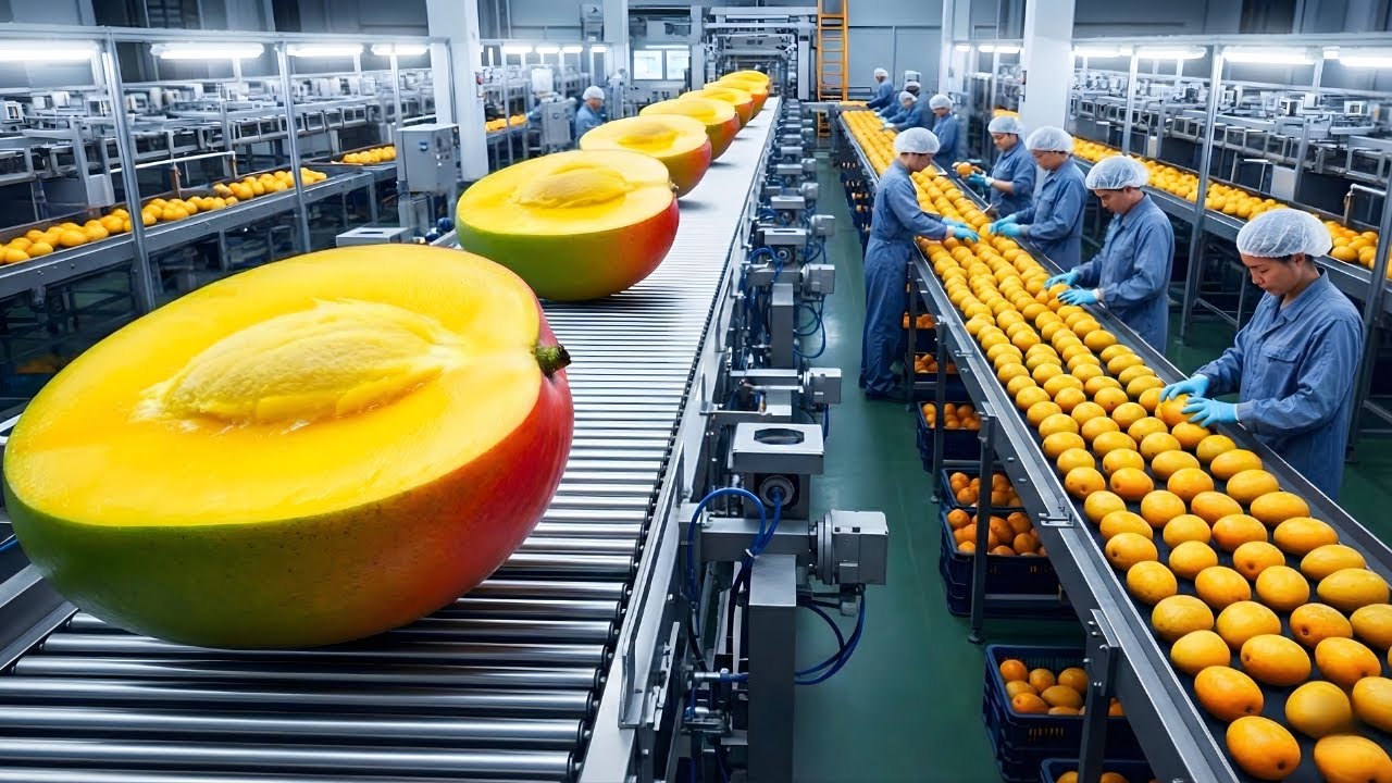 Inside the Modern Mango Factory: Dried Fruit & Natural Sugar Production Line