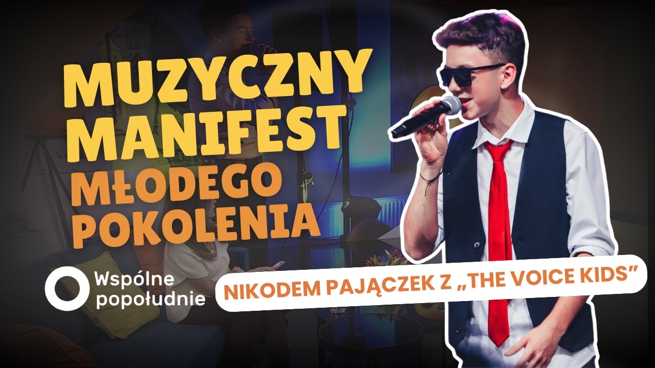 🎤 16-LATEK PODBIJA POLSKIE SCENY || NIKODEM PAJĄCZEK WE WSPÓLNYM POPOŁUDNIU