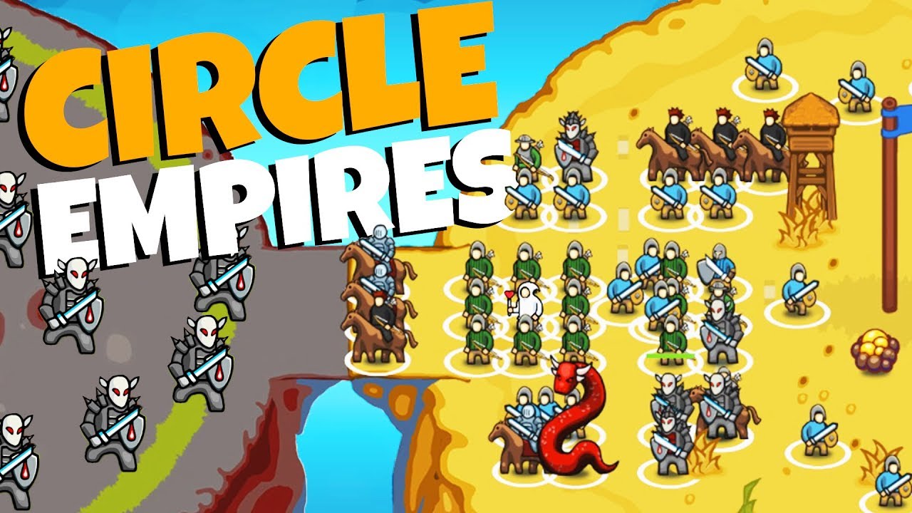 ATTACK of the DRAGON ARMY! - Circle Empires Gameplay