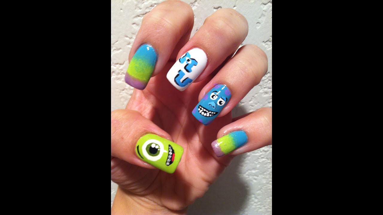 Monsters University Nails