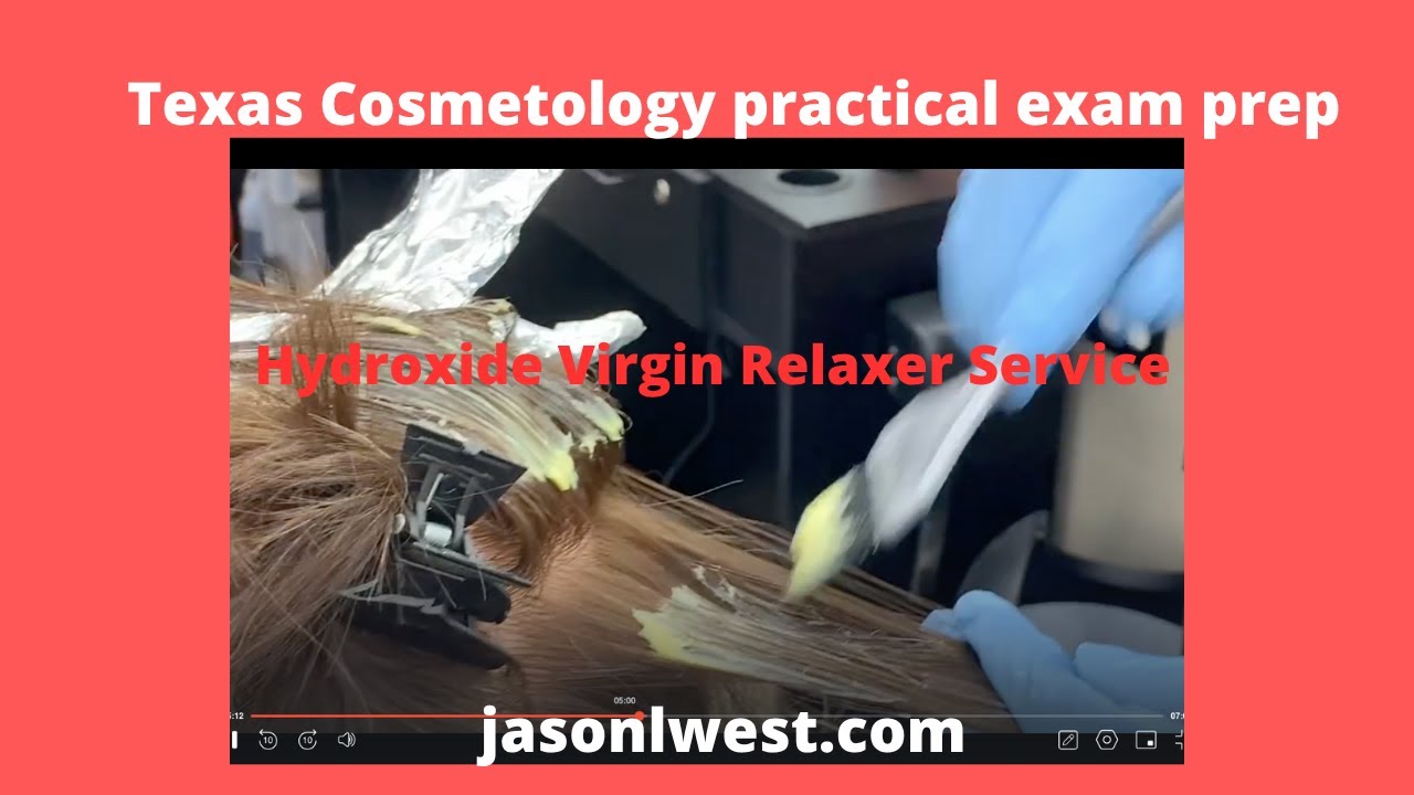 2025 Cosmetology State Board Hydroxide Virgin Relaxer[Demo/Texas]