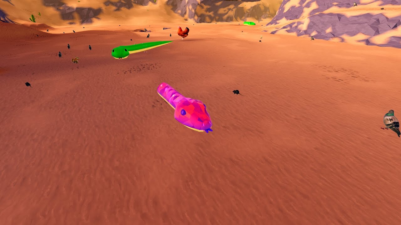 Snakes attack me in be a snake!