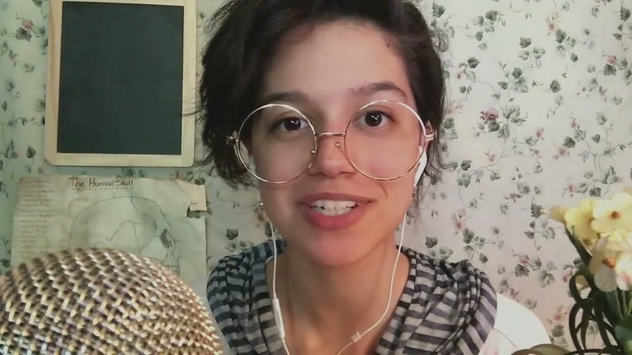 ASMR~ School Girl Studying (Whispering + Ear Cupping)