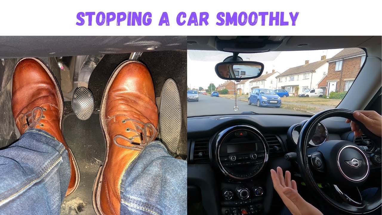 Stopping A Car Smoothly - Braking A Manual Car