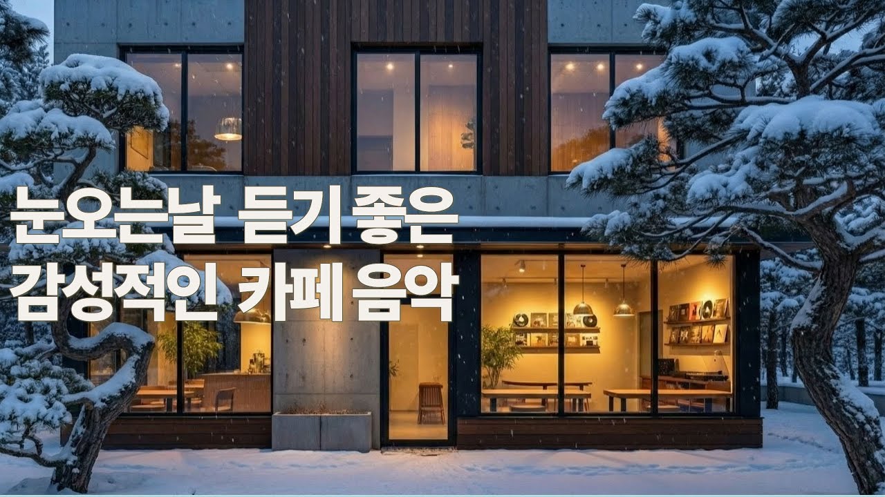 눈오는날 듣기좋은 감성적인 카페음악 ㅣ카페에서 흐르는 겨울 플레이리스트