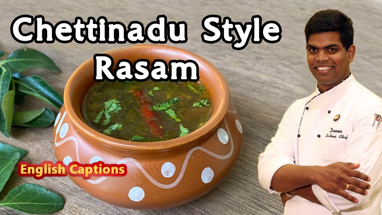 Chettinadu Kazhani Rasam | Lunch Rasam Recipe | கழனி ரசம் | CDK #209 | Chef Deena's Kitchen