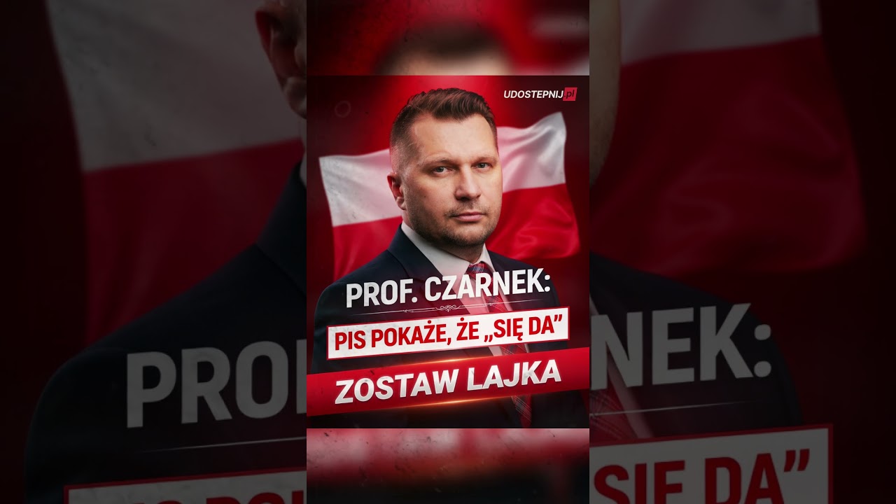 Tusk i Czarzasty duszą Polskę. Przemysław Czarnek: PiS pokaże, że &bdquo;się da&rdquo; 🔥 Udostepnij.pl