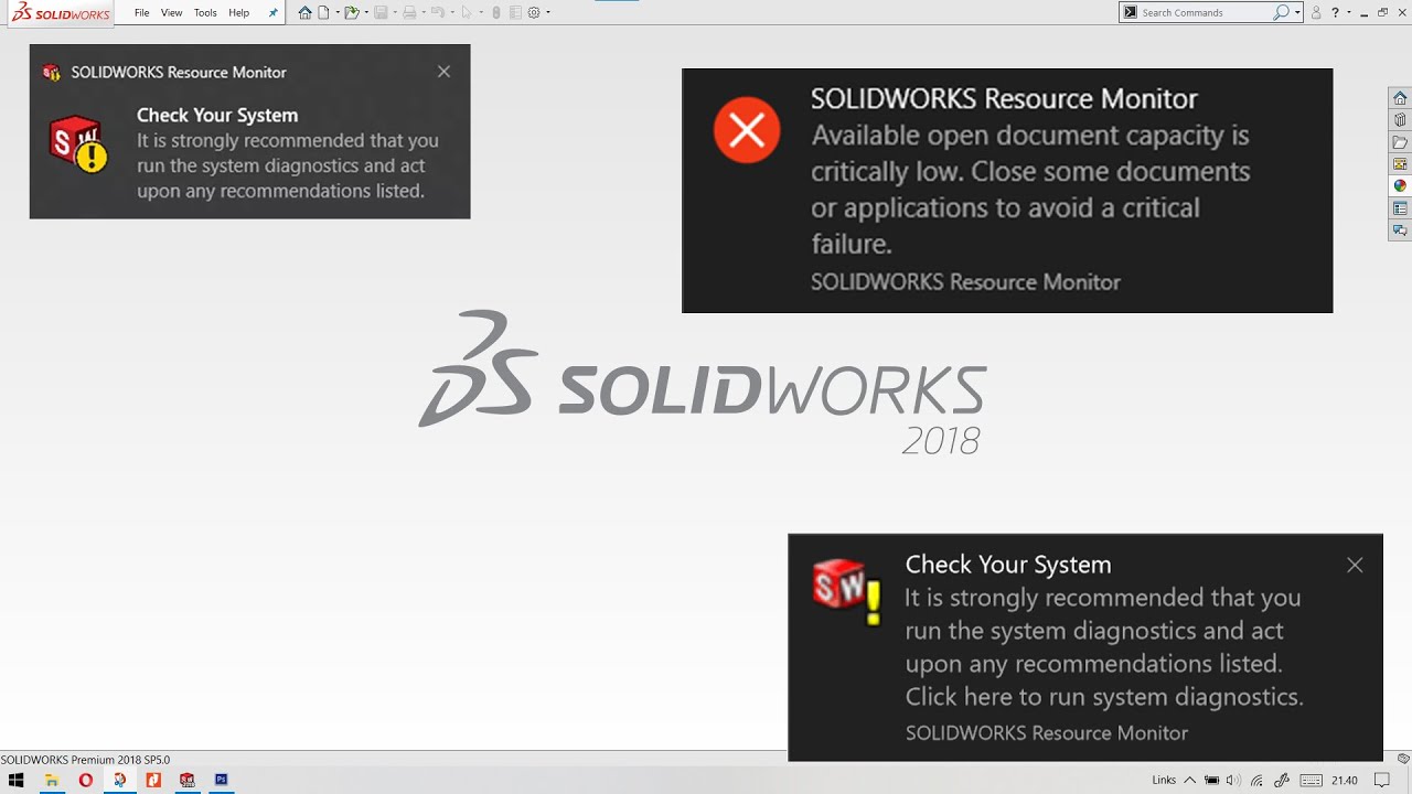 How to Fix SolidWorks Resource Monitor Low Memory & Performance Issues