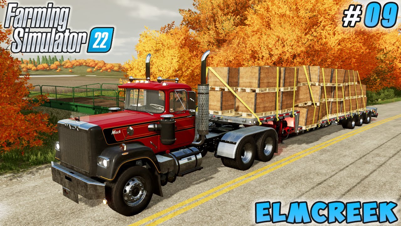 Selling potatoes, fertilizing fields, clearing snow | Elmcreek Farm | Farming simulator 22 | ep #09