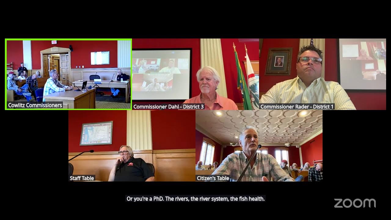 Cowlitz County Commissioner Open Public Meetings