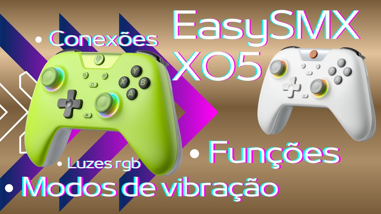 EasySmx X05 Fique por dentro de tudo que esse carinha oferece.#gamer #joystick #easysmx #achados