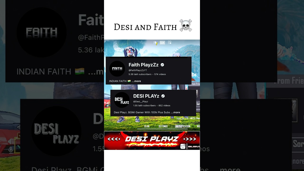 Desi & Faith In Conqueror Lobby !☠️ #bgmi #shorts #desiplayz
