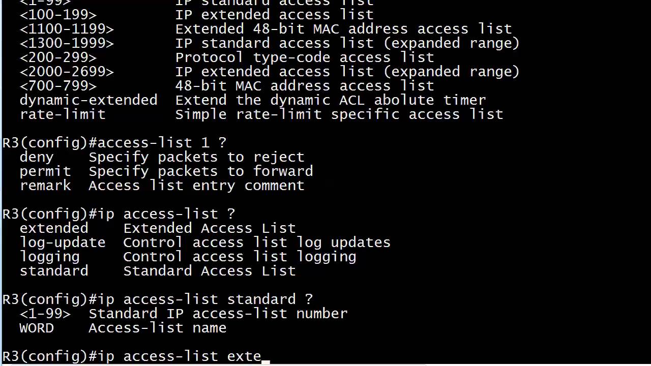 CCNA Free ACL Boot Camp (7/13): Named ACLs
