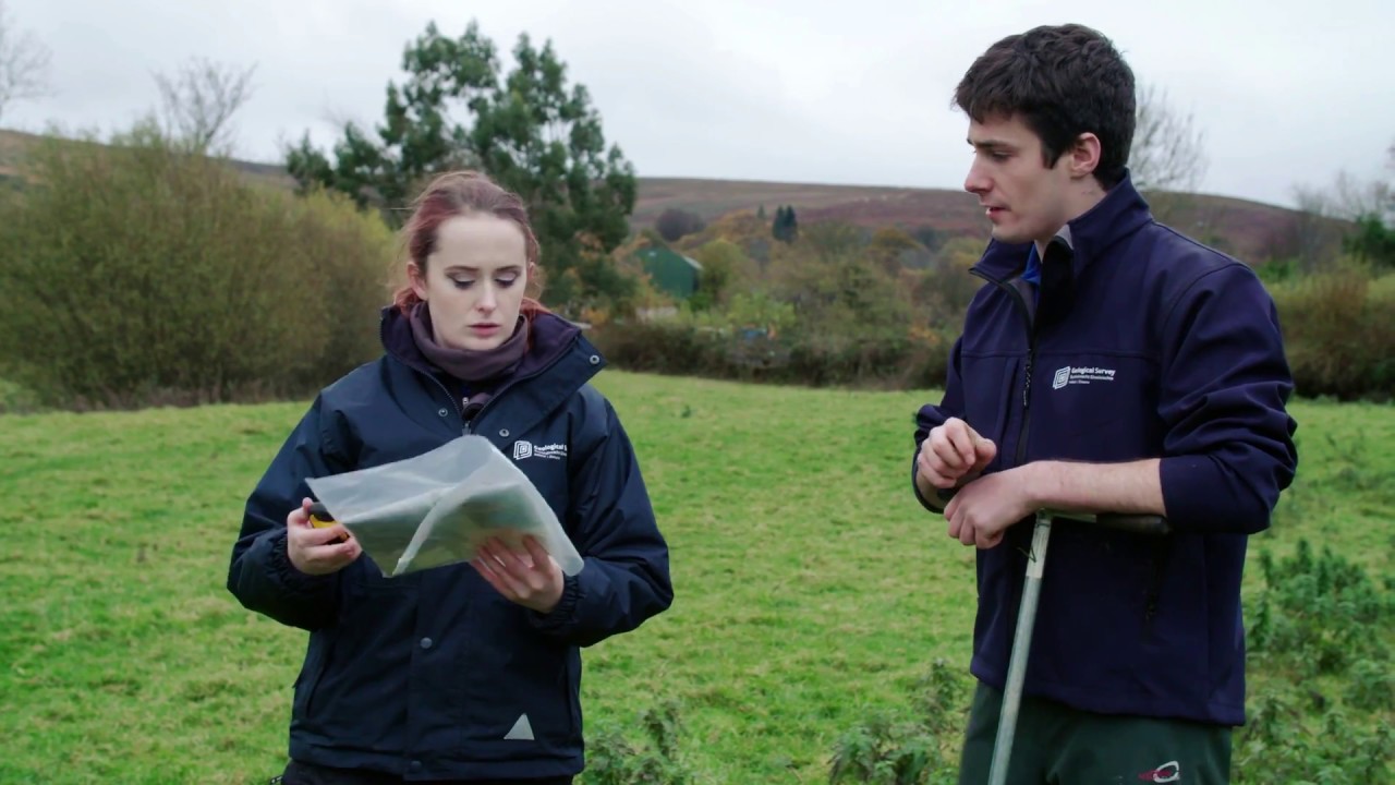 Tellus geochemical sampling: collecting soil samples