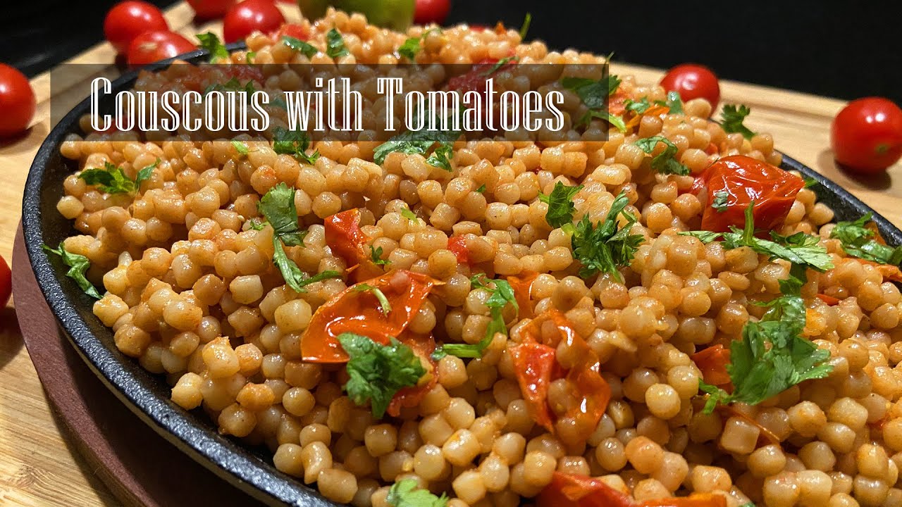 Couscous With Tomatoes || Pearl Couscous with Cherry Tomatoes - RKC