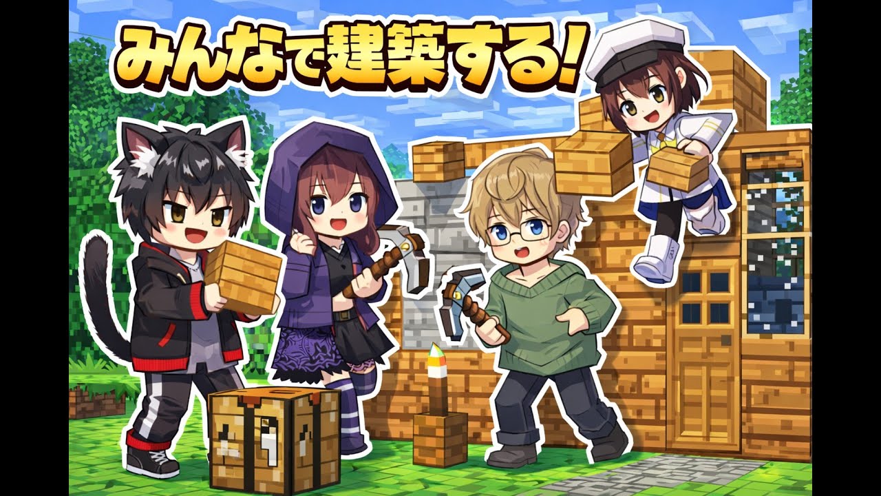 【マイクラ】みんなと仲良く！