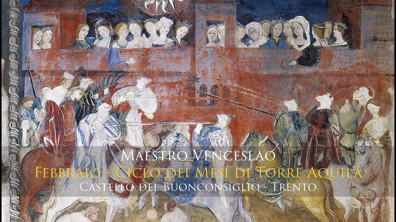 Maestro Venceslao - Febbraio nel Ciclo dei Mesi di Torre Aquila