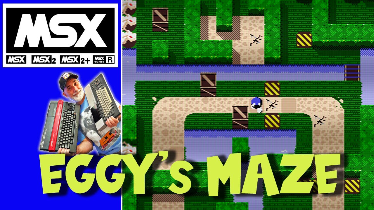 🥚​ MSX VUELVE A LA CARGA | Eggy's Maze | MSX2 | 2023