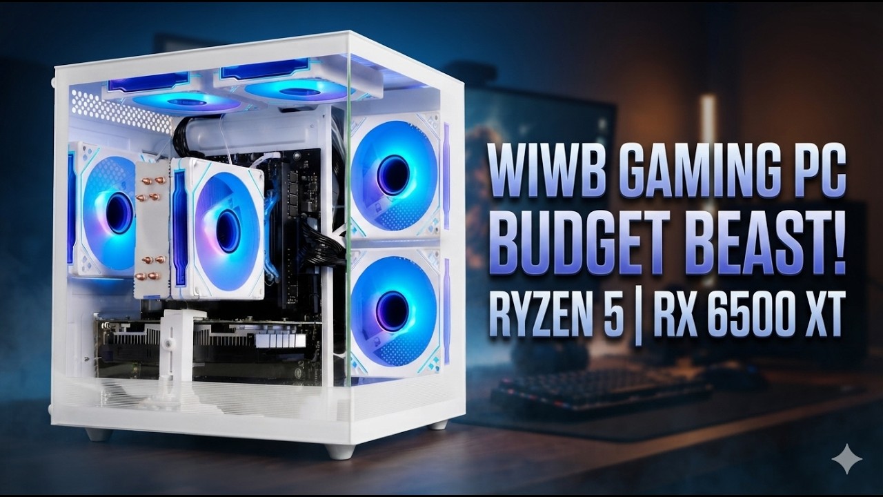 WIWB Gaming PC Review | Ryzen 5 4500, RX 6500 XT, 16GB RAM & 512GB NVMe!