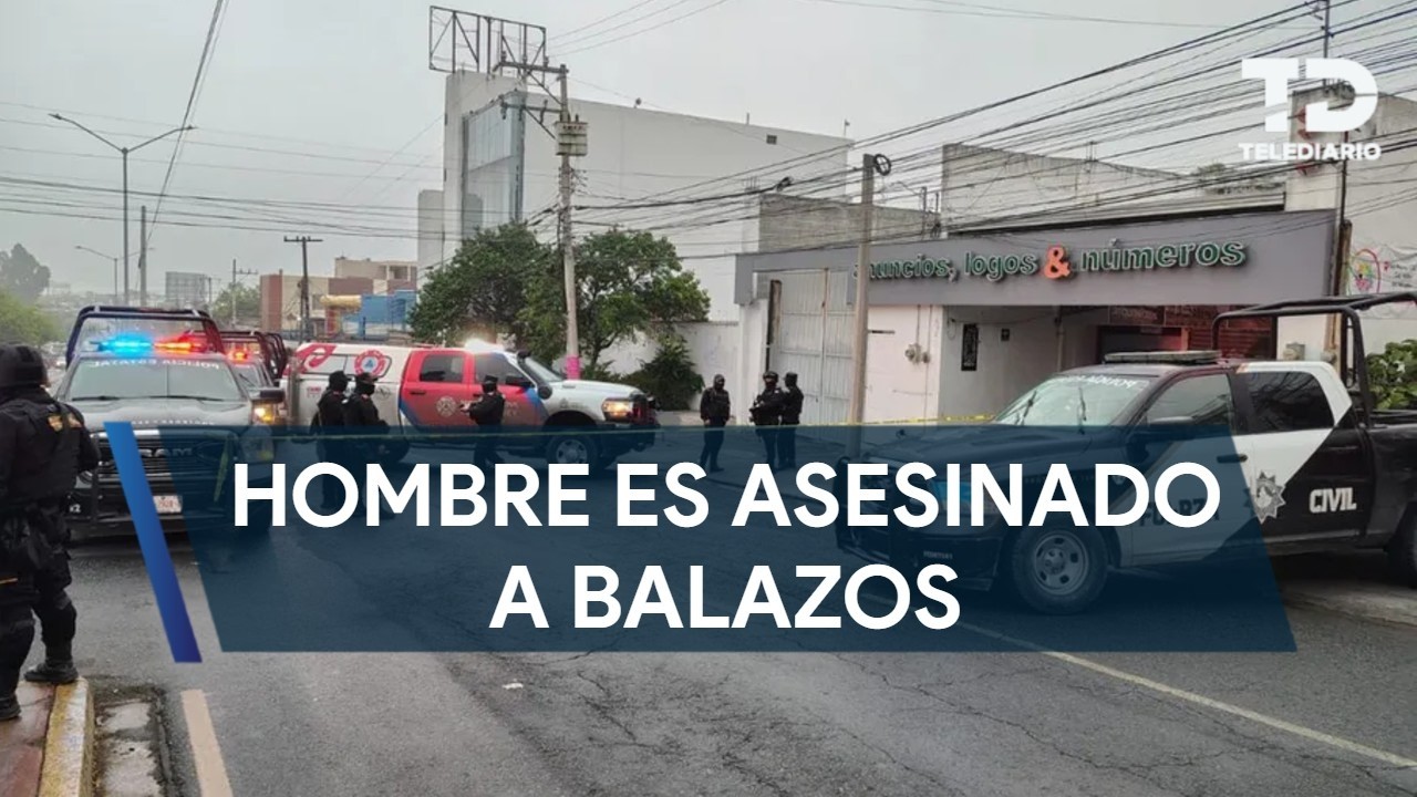 Asesinan de un balazo a mecánico al salir de su casa en Monterrey