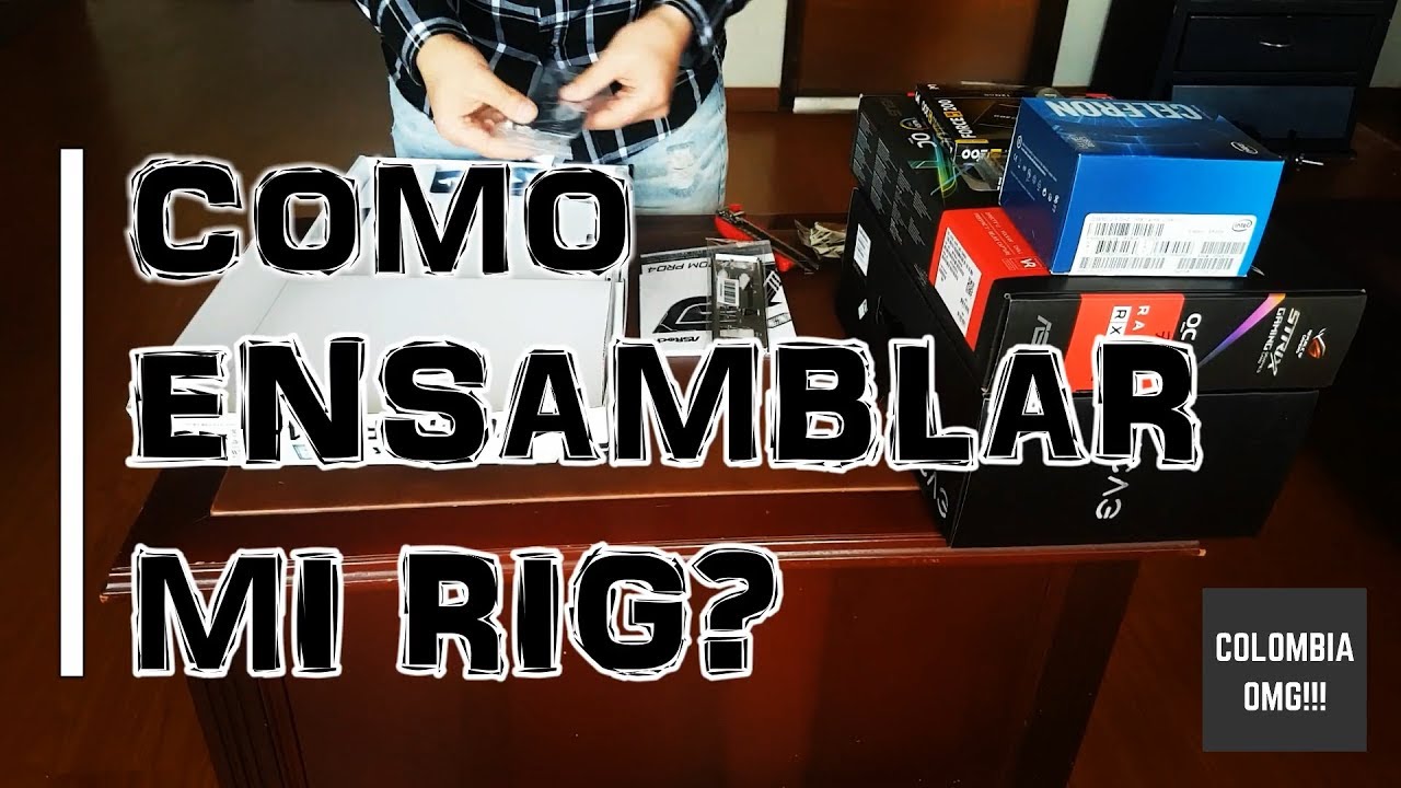 Como armar un PC B&aacute;sico con AMD RX570 4GB para miner&iacute;a de Ethereum - Time Lapse