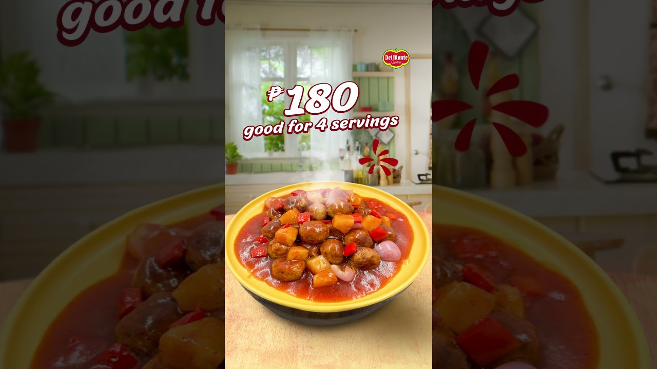 Sweet Sour Meatballs with Del Monte Tomato Sauce