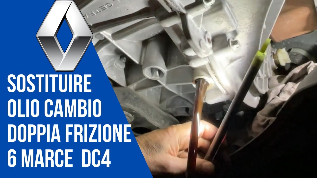 Renault Kadjar sostituzione olio cambio 6 marce