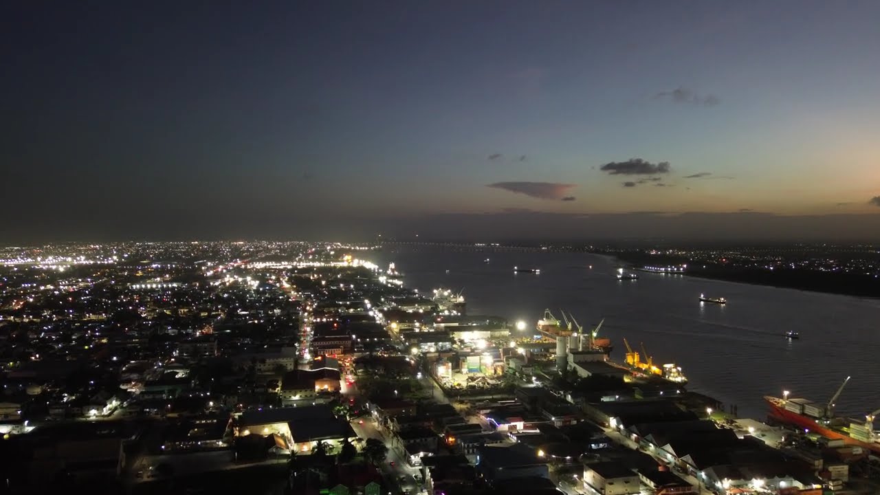 Beautiful Georgetown Guyana, Exploring Georgetown at Night