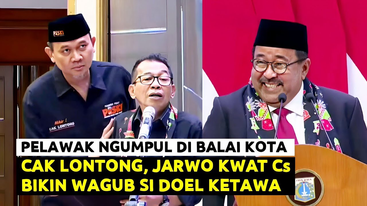 KOCAK ! Jarwo Kwat, Cak Lontong Hingga Bedu Bikin Wagub Si Doel Ketawa ! Pelantikan PaSKI Jakarta