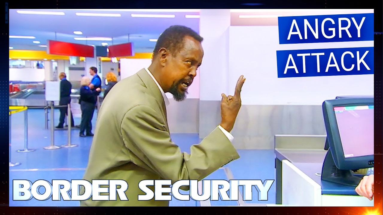Aggressive Man Believes He's Been Racially Targeted | S2 Ep 7 | Border Security Australia